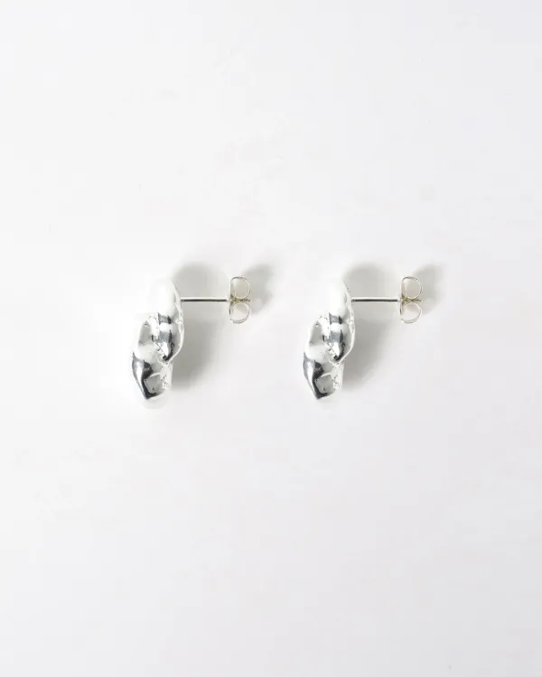 Melted Earrings [SILVER]