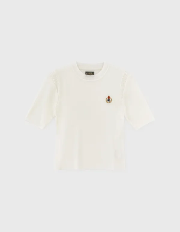 CREST FOOTBALL HALF SLEEVE (W) / Off White