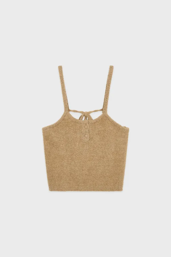 Glow Knit Bustier (Brown)