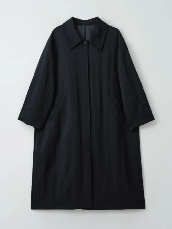 Soft nylon coat (black)