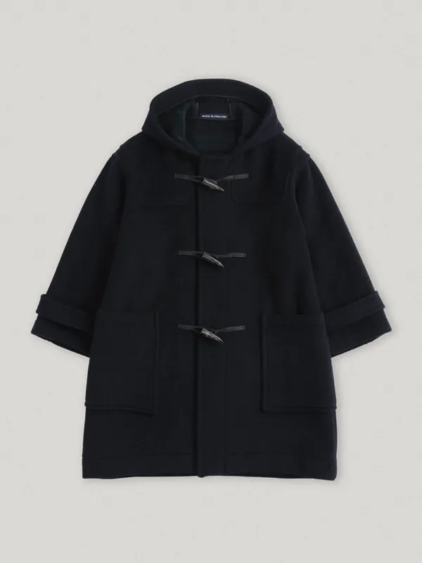 Navy Portobello Duffle Coat By LONDON TRADITION