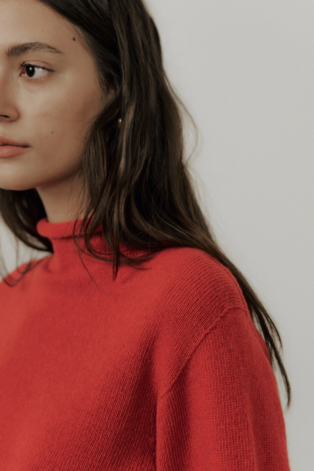 더릴 Cashmere Turtle-neck Knit_Red 상품 이미지 2