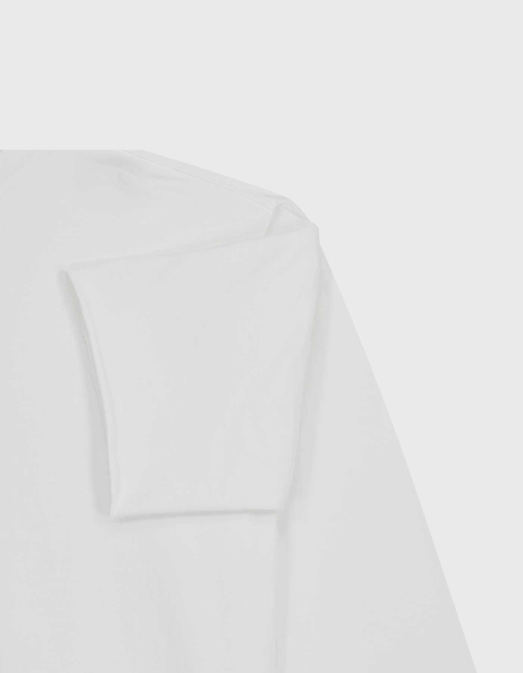 헤리티지플로스 DOUBLE LAYER LONG SLEEVE / White 상품 이미지 3