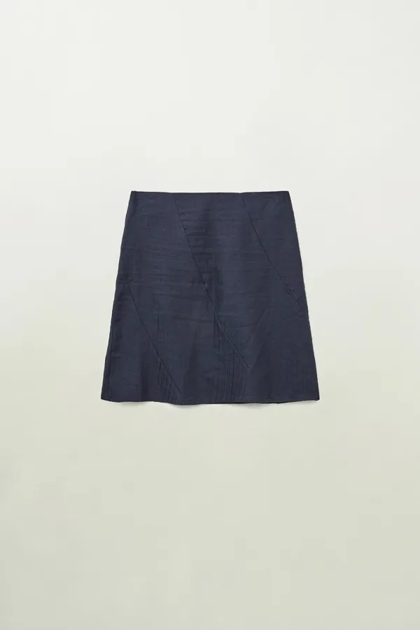 Tier Skirt (Navy)