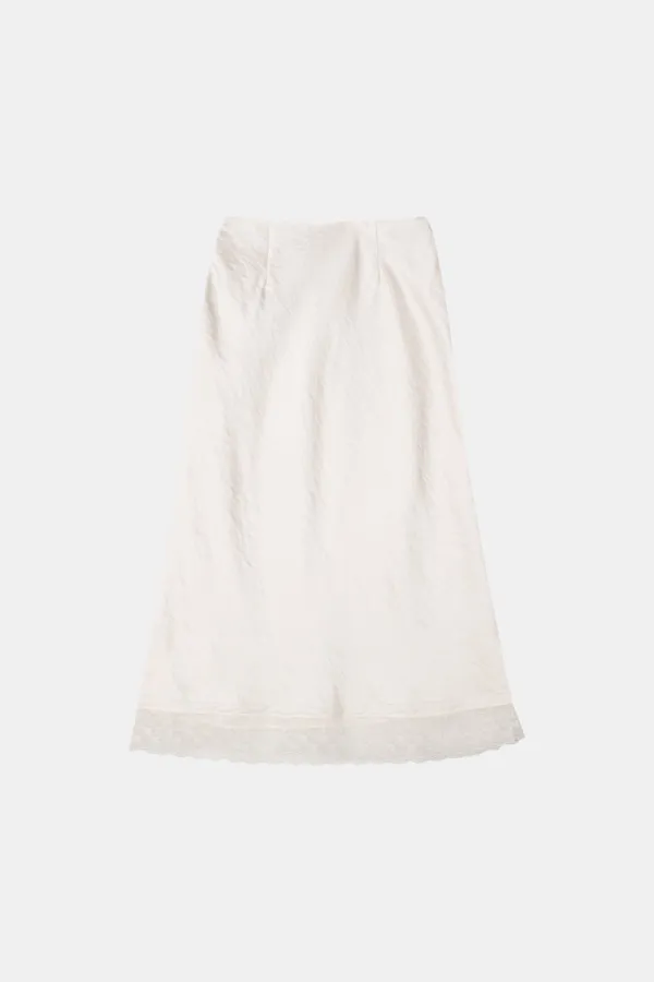 Colette Lace Skirt in Cream