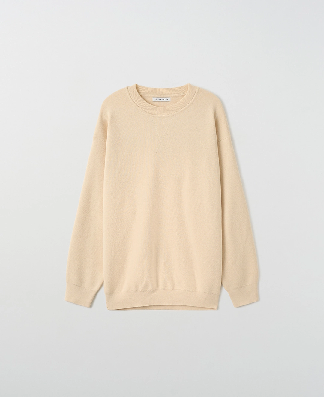 스텝어라운드 Superfine Wool Jacquard Knit MTM_BUTTER CREAM 상품 이미지 2