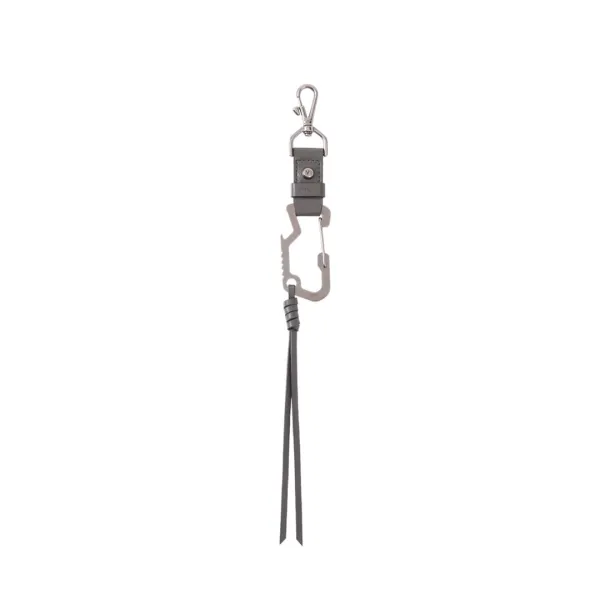 Tie Leather Charm (타이 레더 참) Ash Khaki