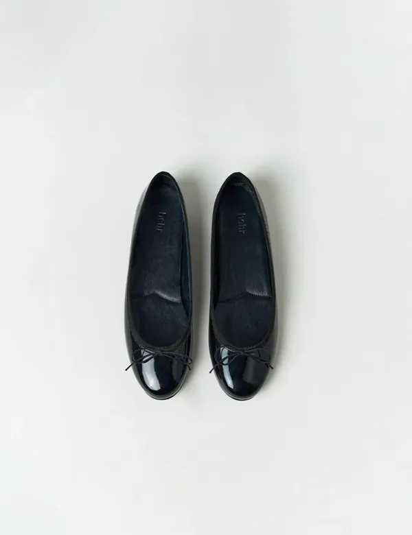 Ribbon Ballerina Flat (Black)