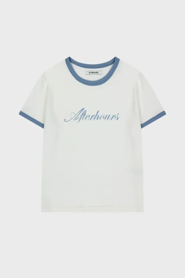 LOGO RINGER TEE (IVORY)