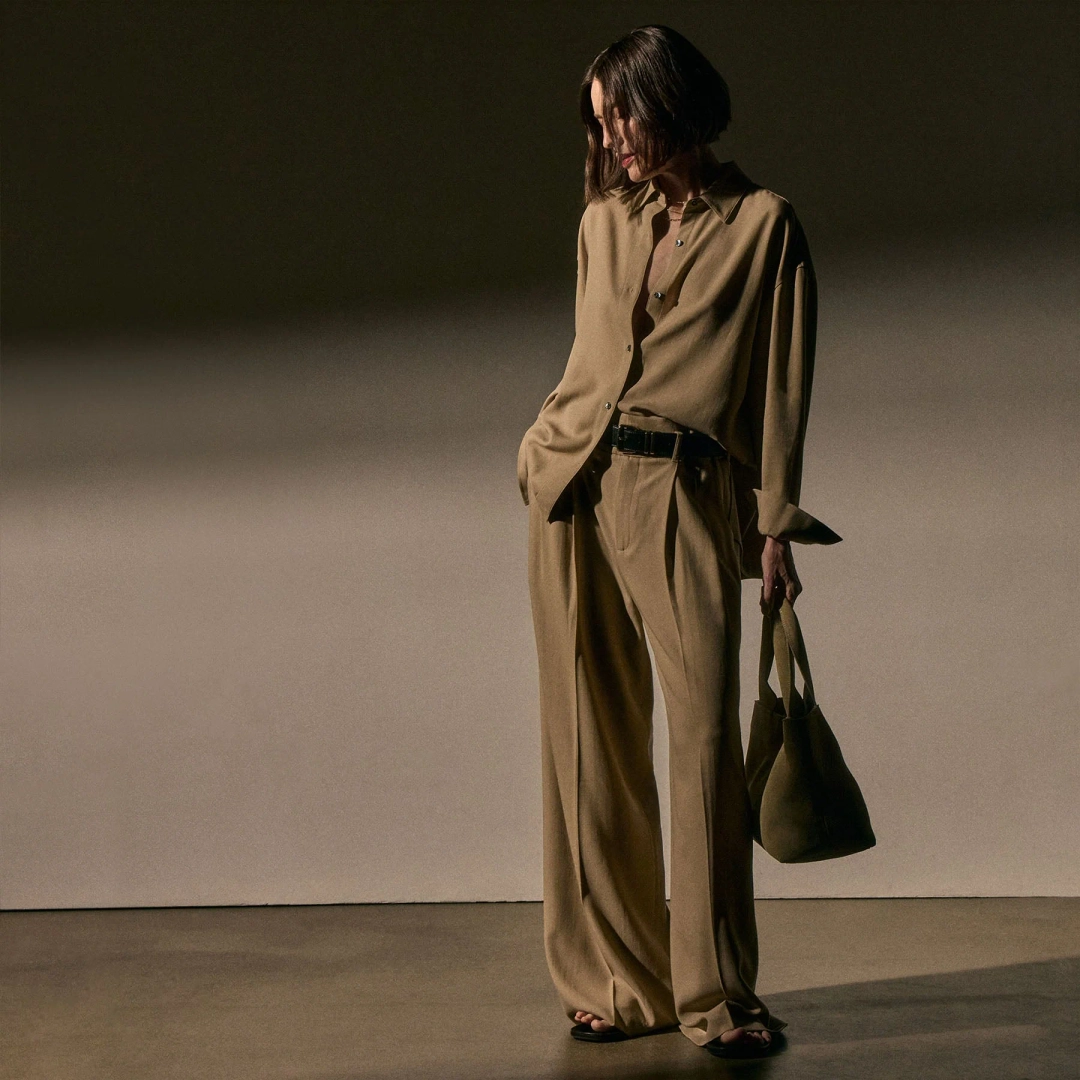 제임스펄스 Pleated Trouser - Soft Beige 상품 이미지 1