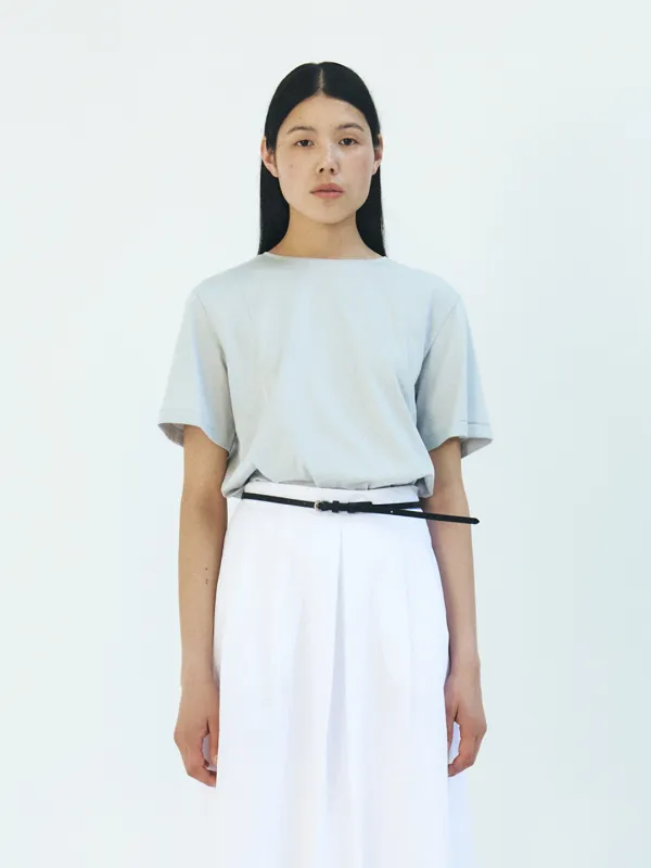 RTS ARMHOLE STITCH SILKET TOP_SKY