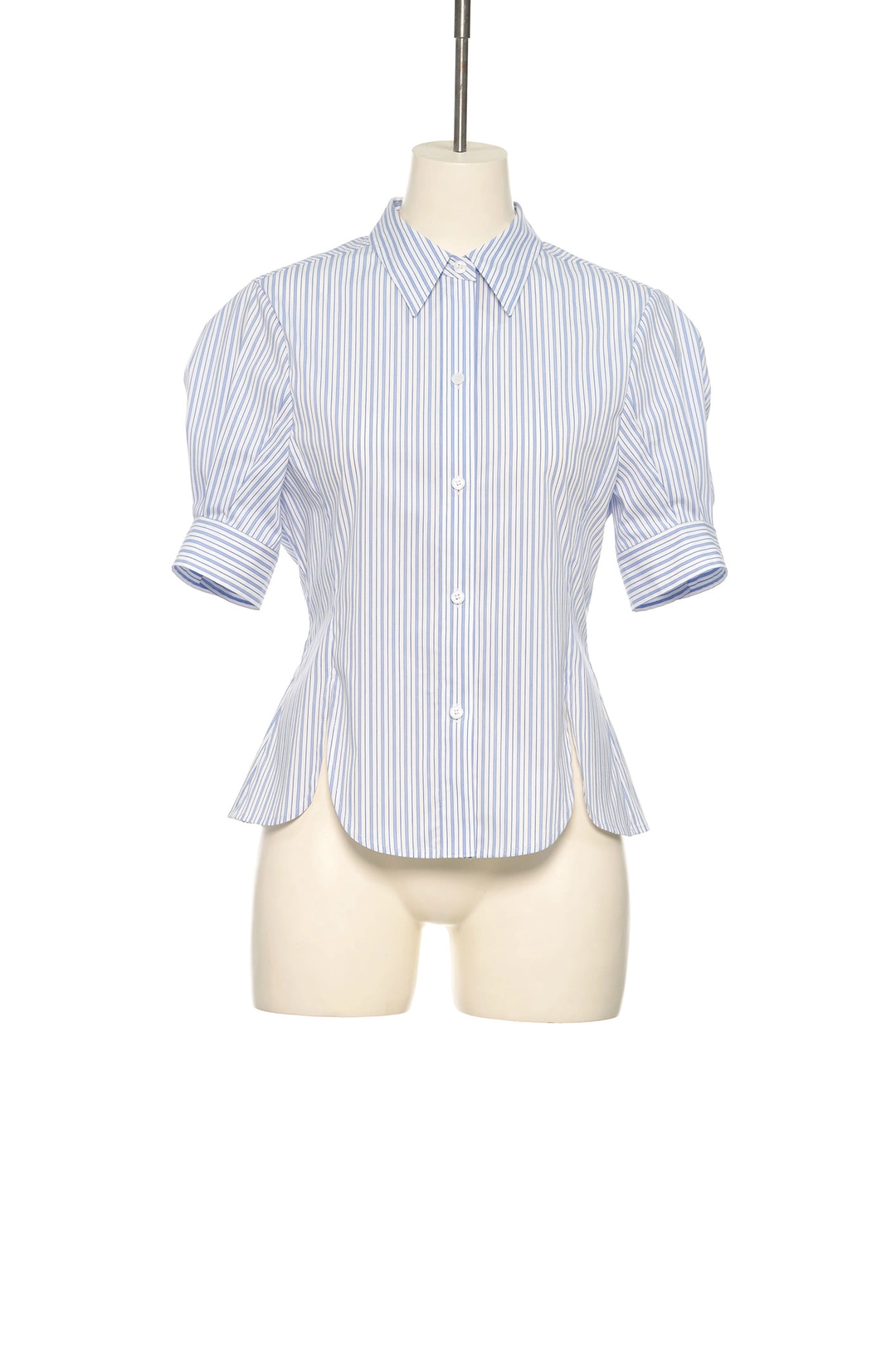 푸쉬버튼 SS25 BLUE HEM SLITED BLOUSE 상품 이미지 2