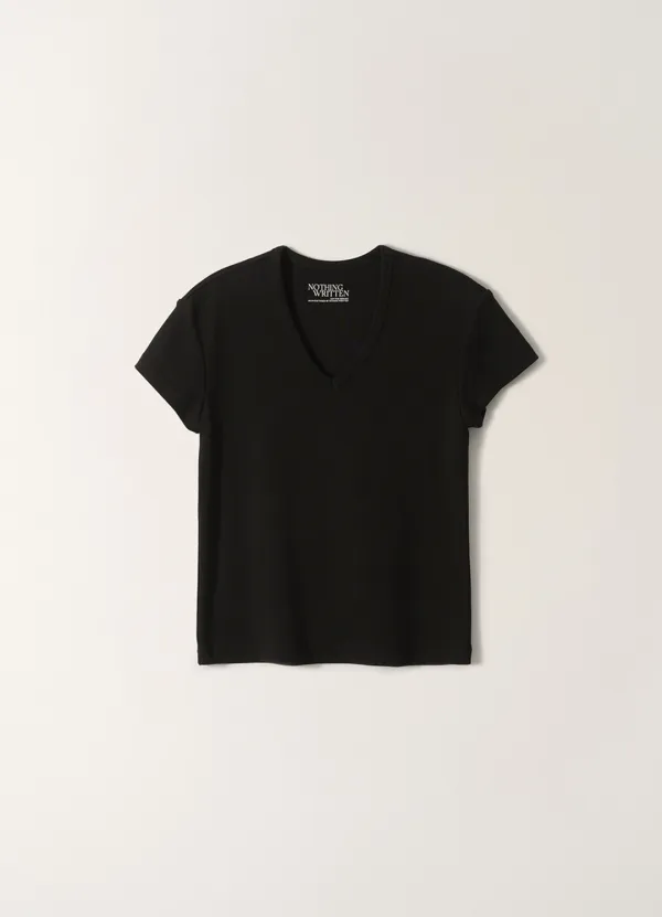 3RD/ 90s v-neck t-shirt (Black)