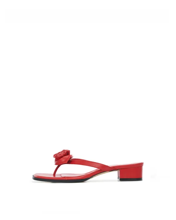 SIA Rose Flip-Flop - RED