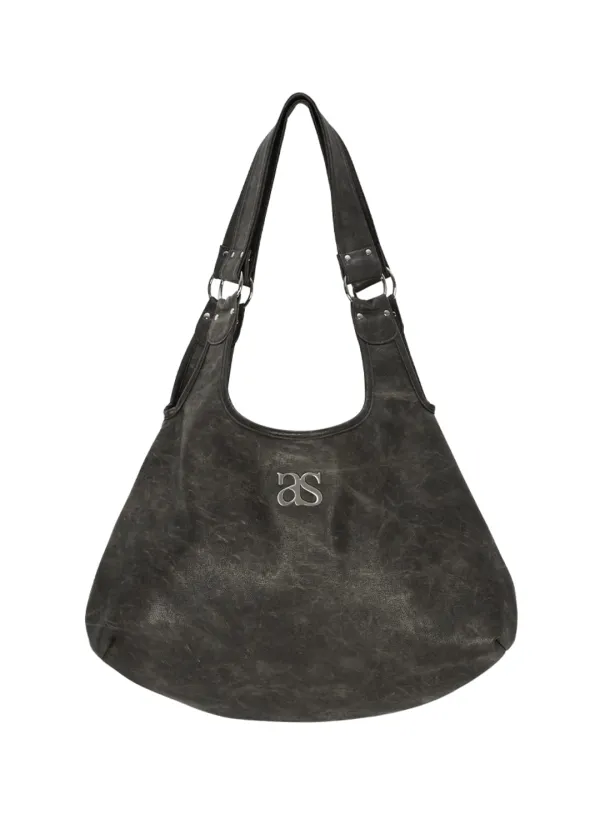 RICKY SHOULDER BAG / CRACK BROWN