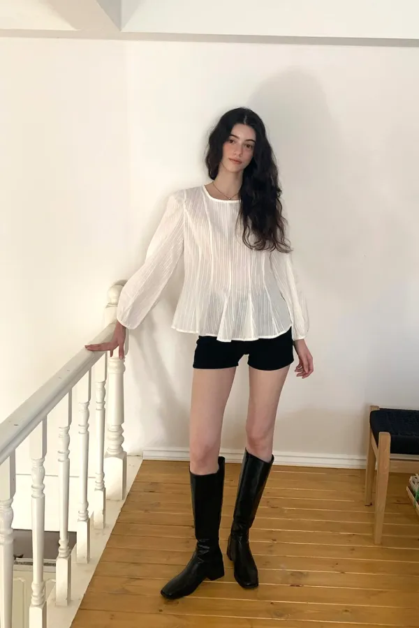 (24차 리오더) Wonder Blouse / White