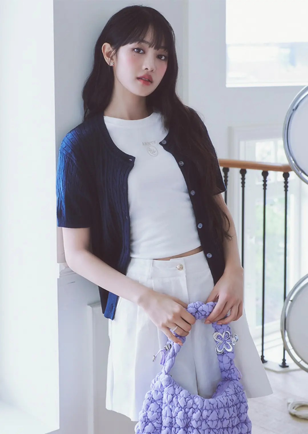 아노에틱 ANC EMBROIDERY LOGO TEE_WHITE 상품 이미지 1
