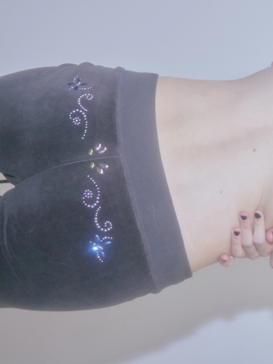스컬프터 Velour Track Pants Brown 상품 이미지 2