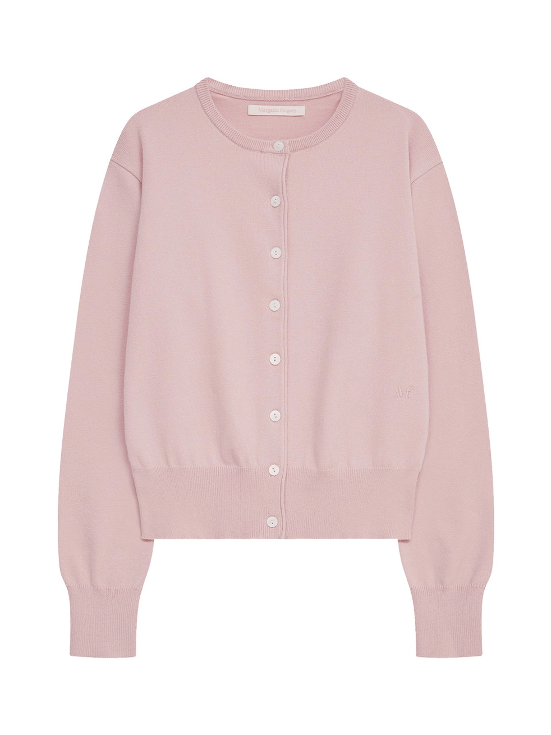 마가린핑거스 BASIC LOGO CARDIGAN (PINK) 상품 이미지 2