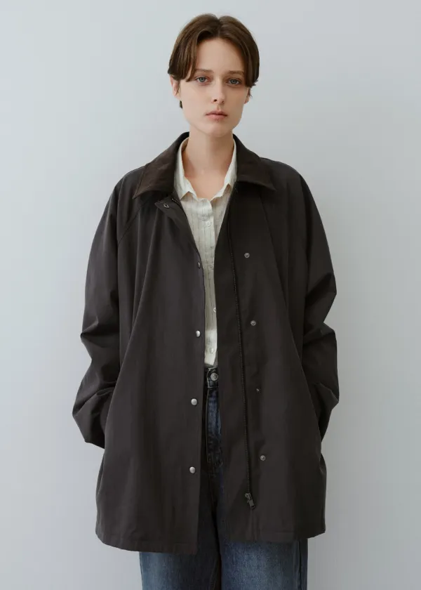 [2차] Berlin half coat (charcoal)