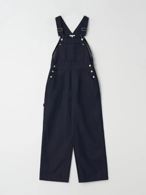 Summer Cotton Denim Overalls (Deep blue)