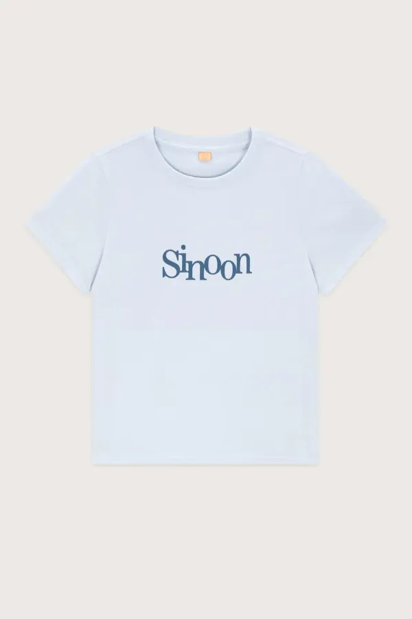 Sinoon Signature Logo T-Shirts (Sky Blue)