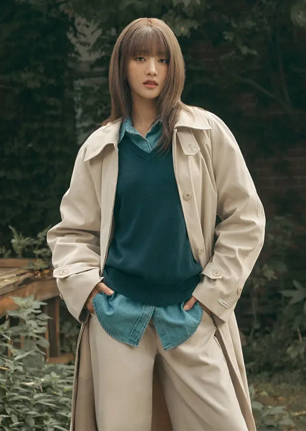 CLASSIC V-NECK KNIT_NAVY
