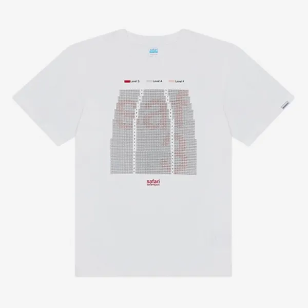AUTHENTIC STAGE SEAT TEE (WHITE)