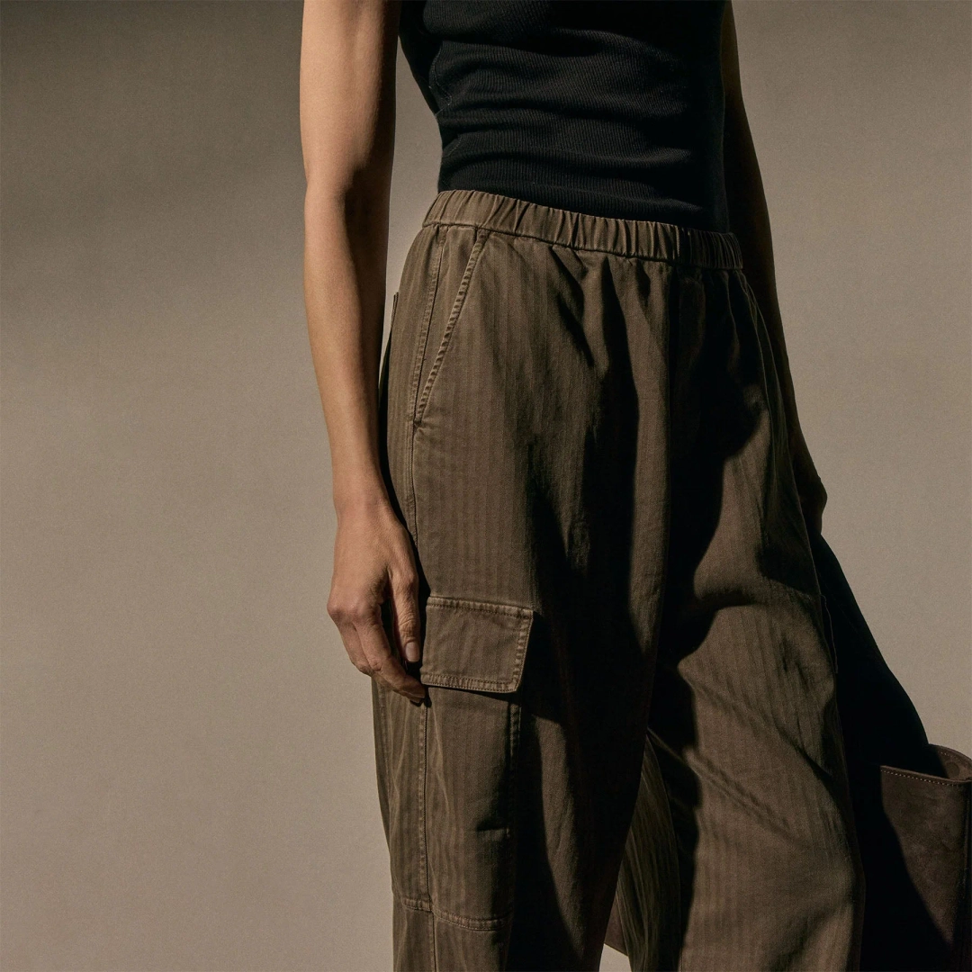 제임스펄스 Herringbone Twill Parachute Pant - Caribou Pigment 상품 이미지 2