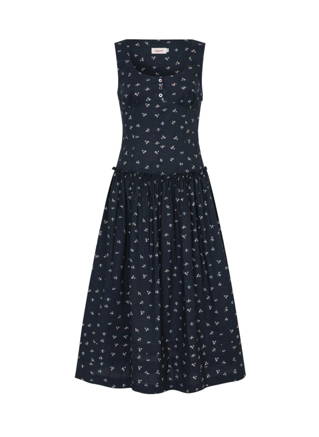 루루서울 [2차] Villa Long Dress (Navy) 상품 이미지 1