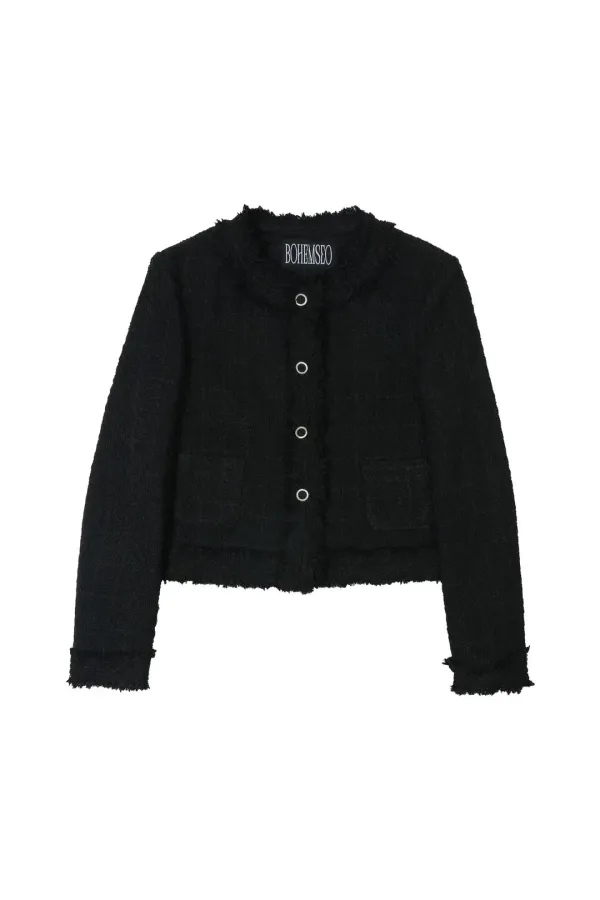 [11TH] ROUGH ROUND TWEED JACKET