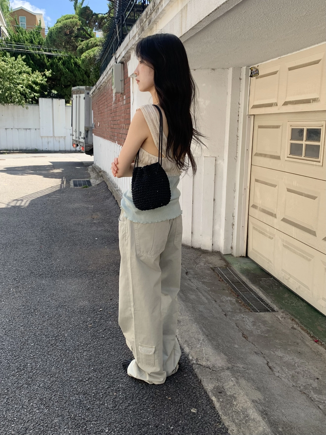 르벙드 via round bag(black) 상품 이미지 2