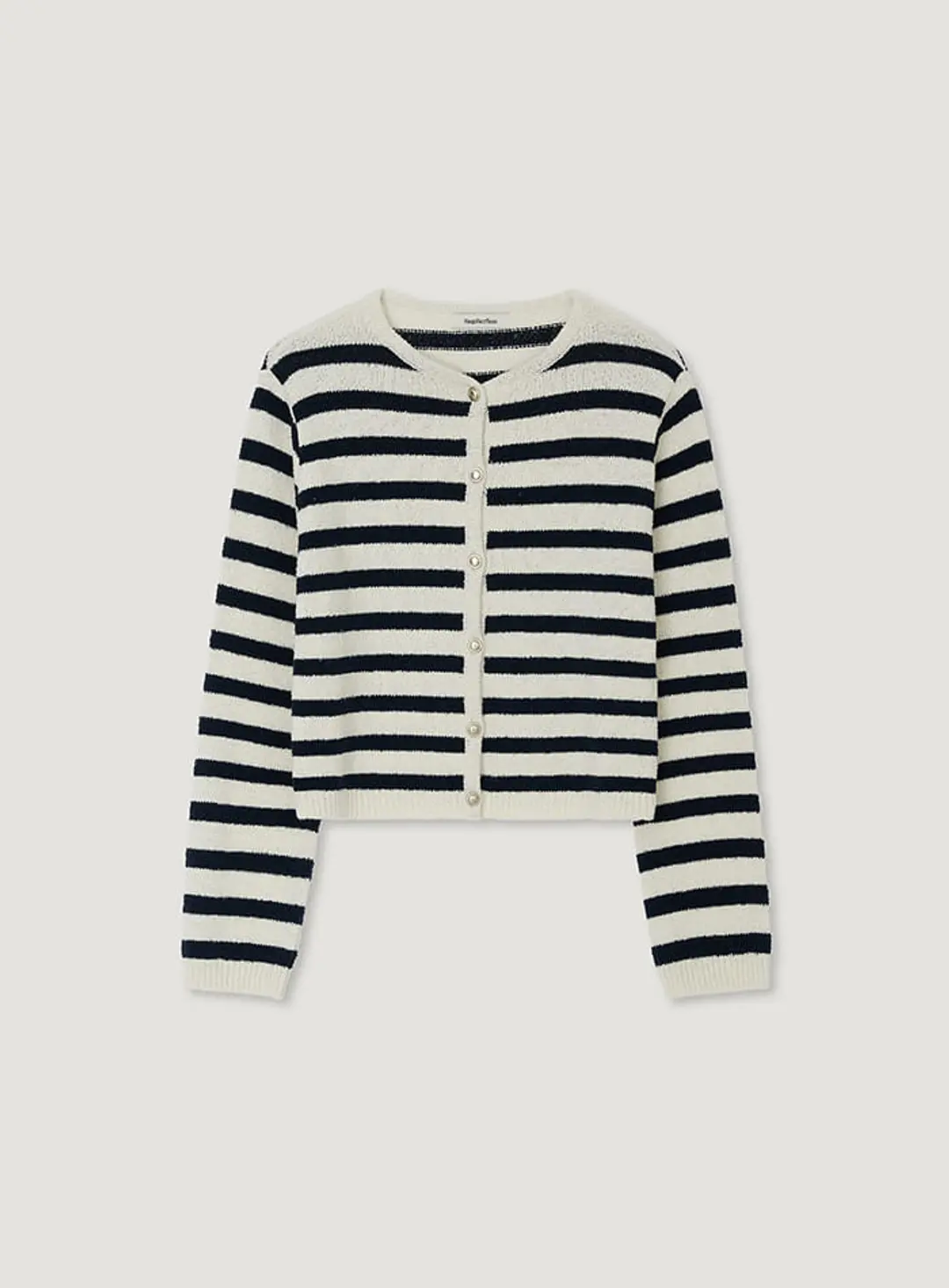 망고매니플리즈 ERIN BOUCLE CARDIGAN_STRIPE 상품 이미지 3