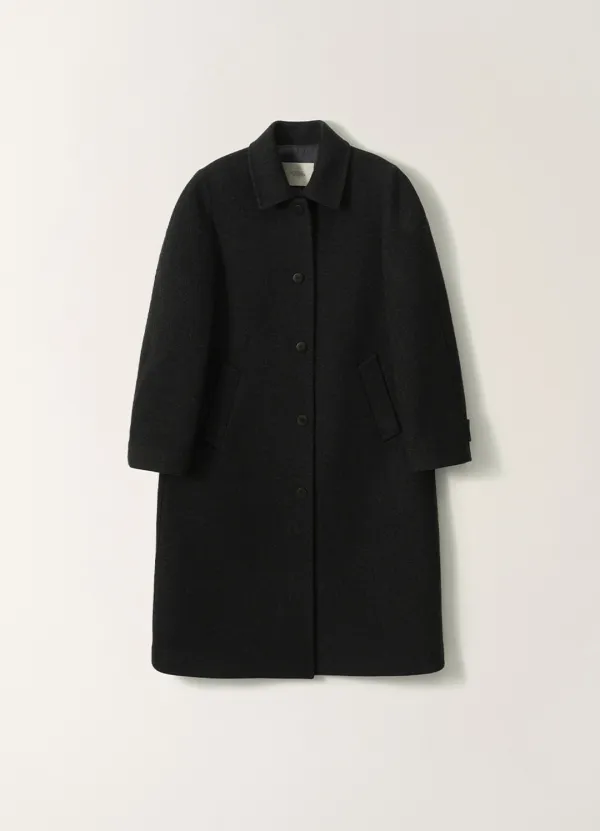 7TH / Atelier wool coat (Black)