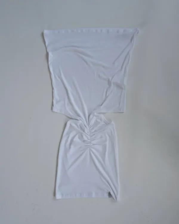 DUNE HOODIE SLEEVELESS (white)