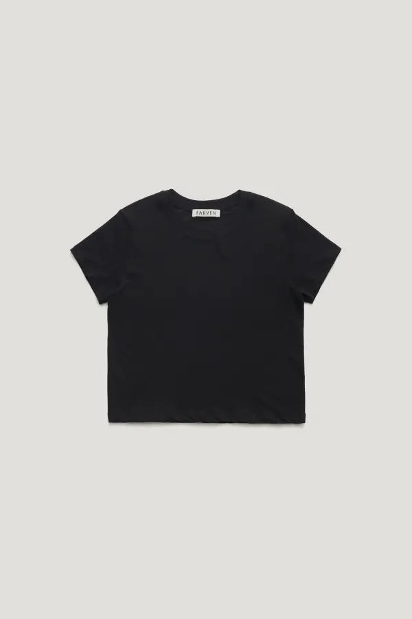 PAGE BASIC T-SHIRTS_BLACK / ₩49,000