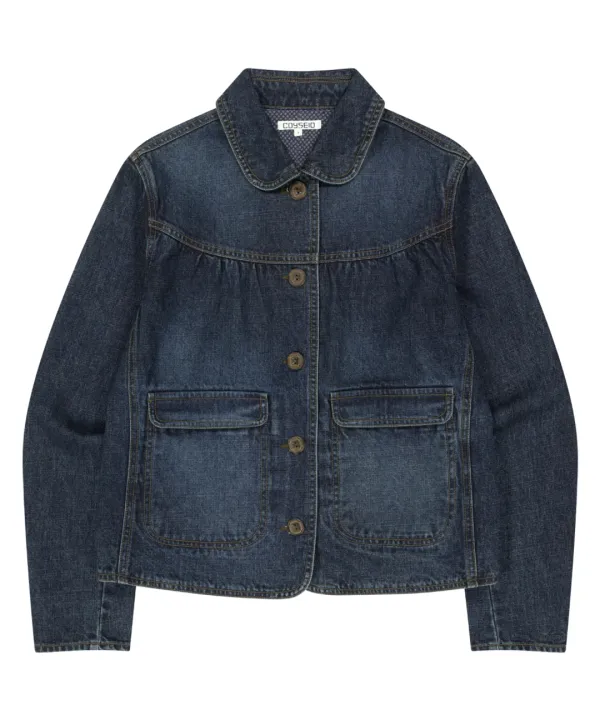 DEEP DENIM JACKET NAVY