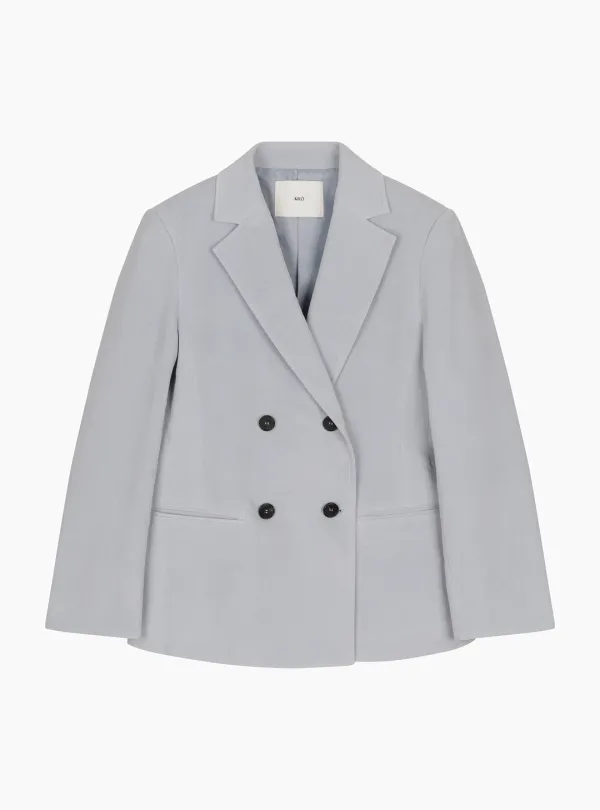 CORDUROY DOUBLE JACKET (LIGHT BLUE)