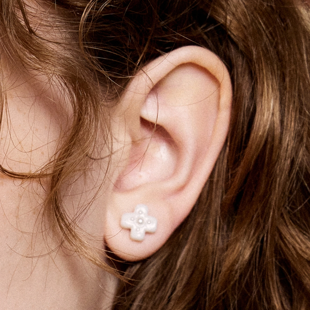 엔프프 portal earrings-white 상품 이미지 1