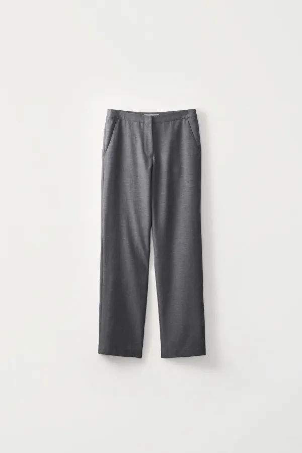 Miel linen pants (Mushroom gray)