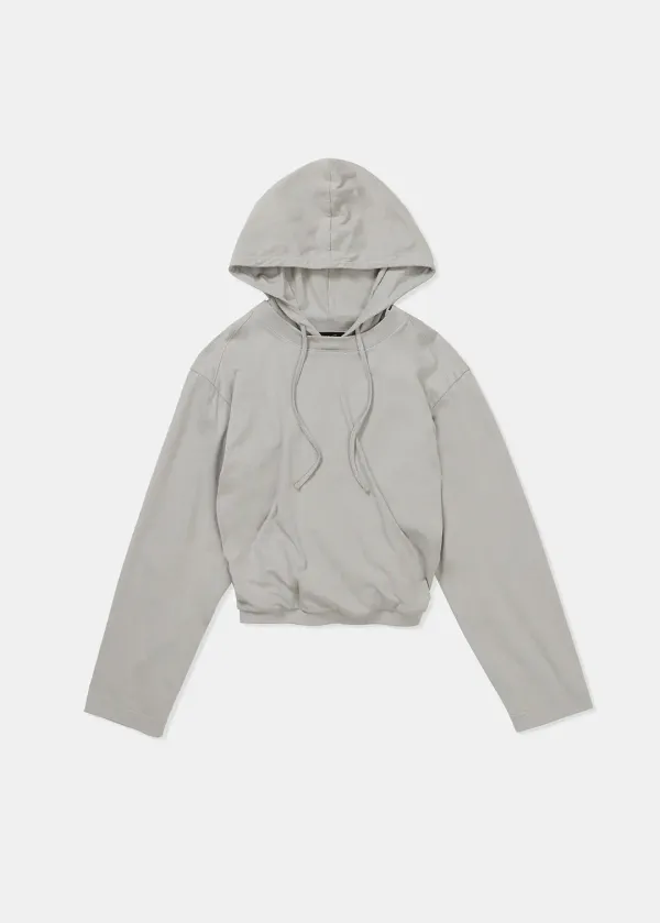 TWISTED HOODIE (LIGHT GREY)