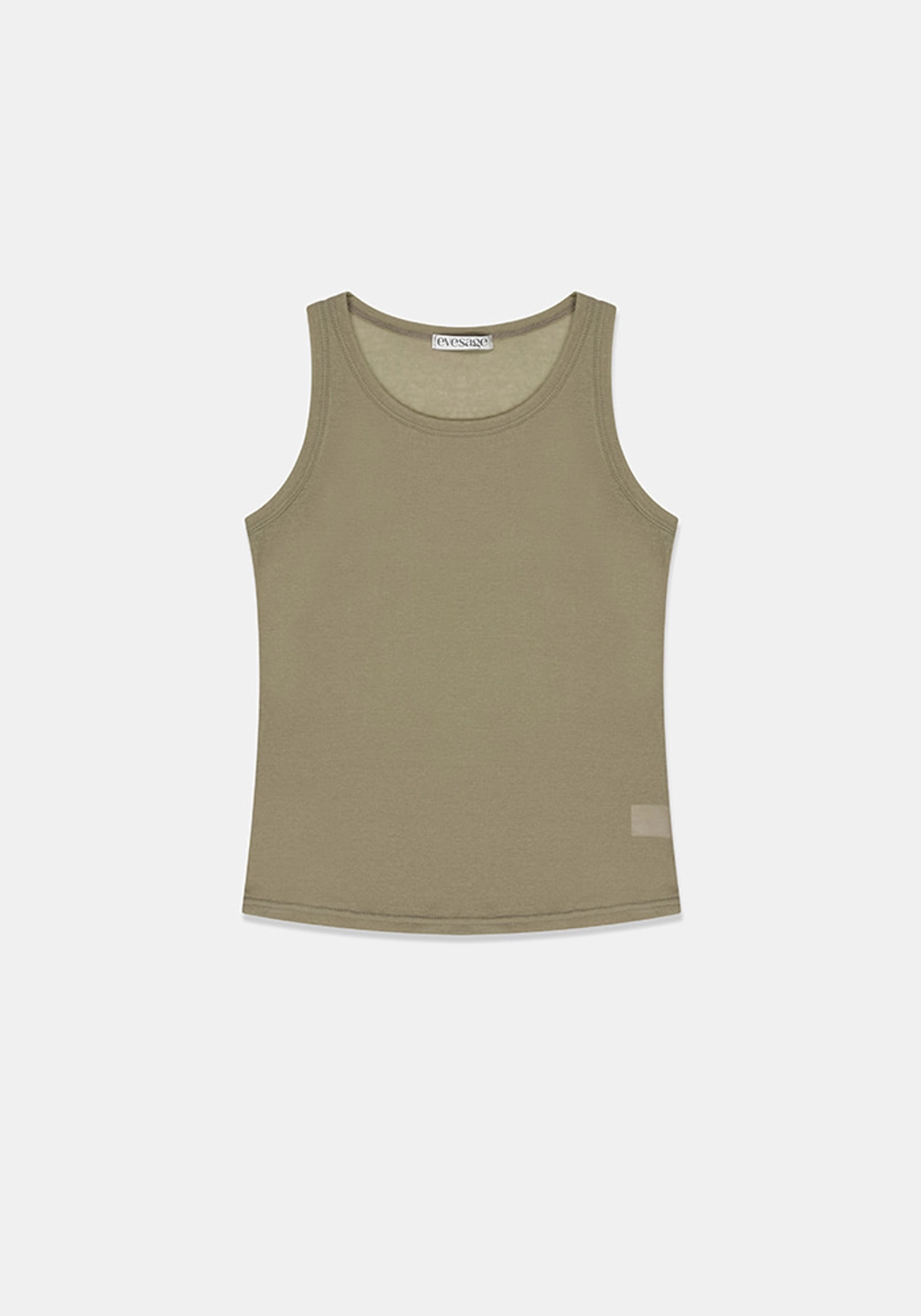 이브세이지 Sheer sleeveless (Khaki) 상품 이미지 3