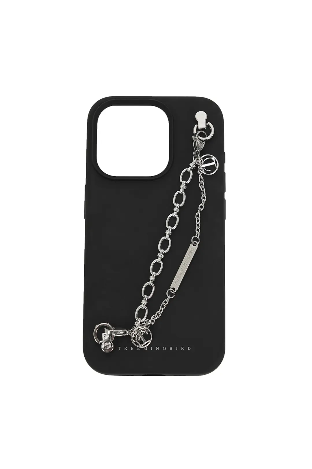 트리밍버드 Layered Chain Strap Phone Case [ Black ] 상품 이미지 3