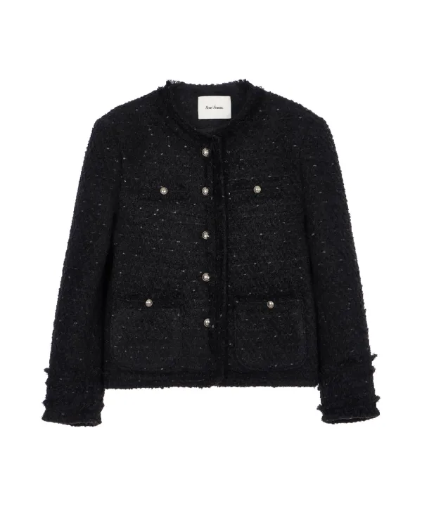 Glory Wool Tweed Jacket [Black]