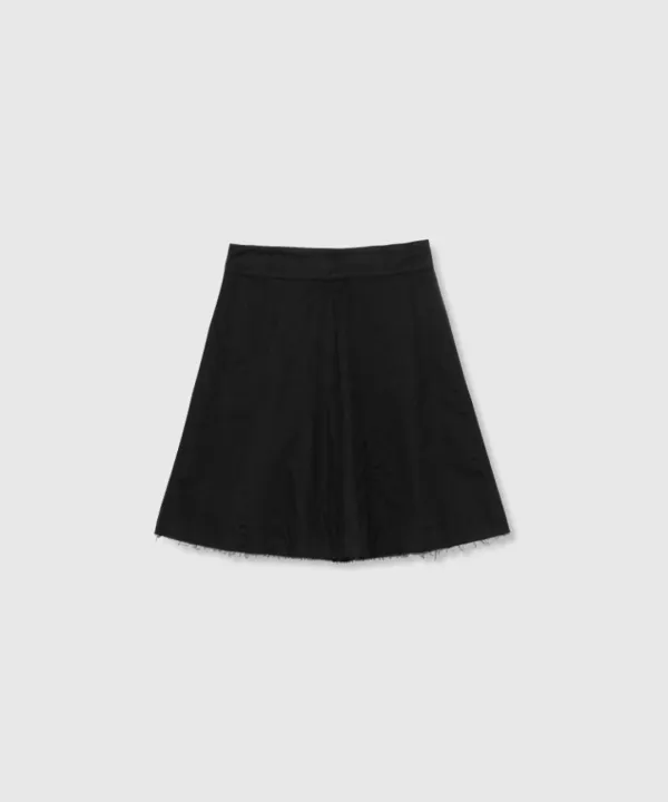 Vintage stitch skirt (Black)
