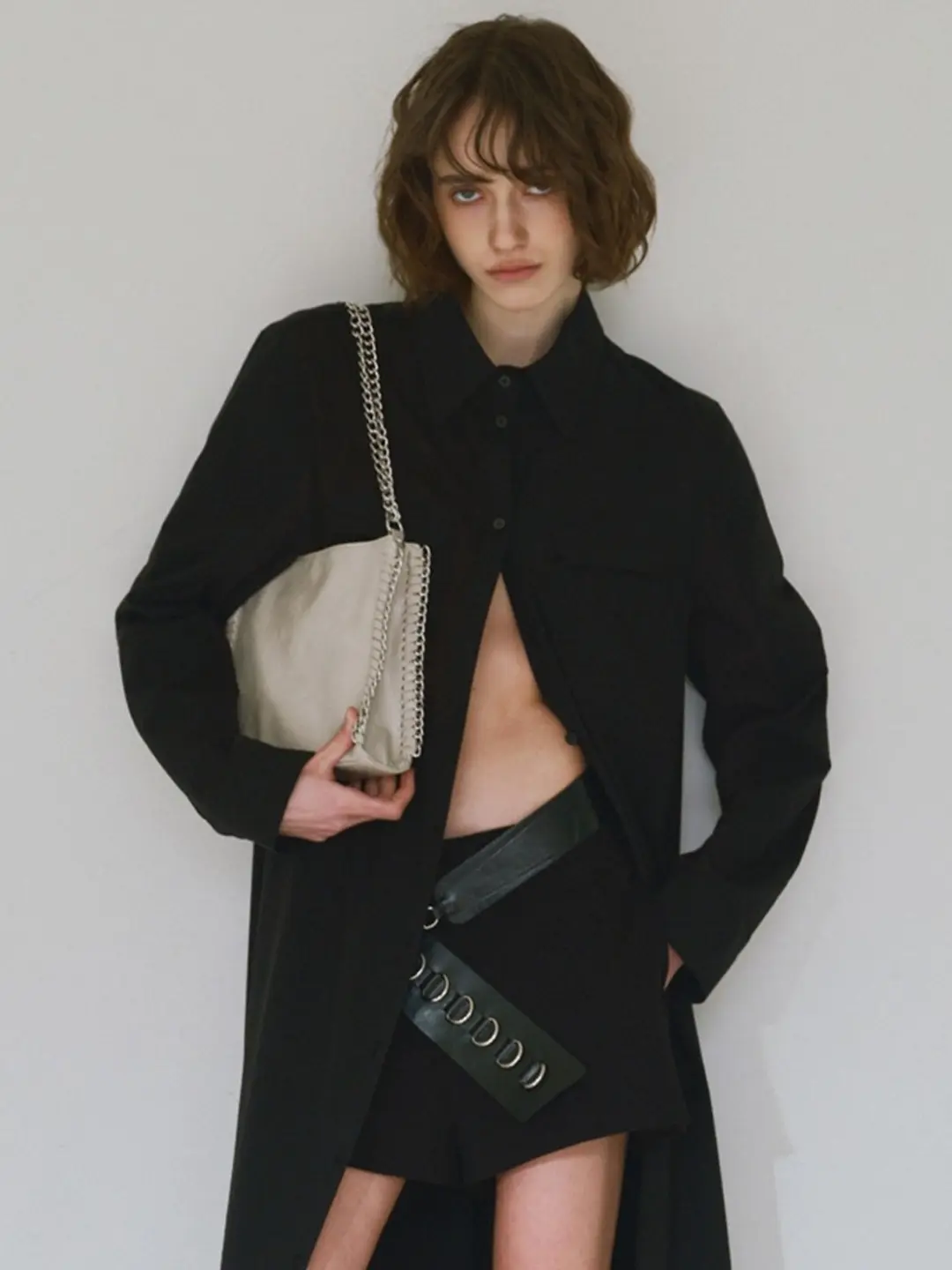 밀로 우먼 Chain Mini Bag [Light Gray] 상품 이미지 2