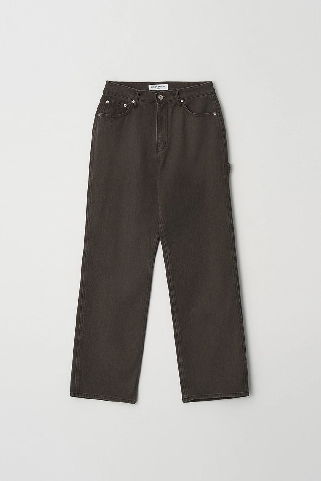 브렌다 브렌든 cation color pants - brown 상품 이미지 2