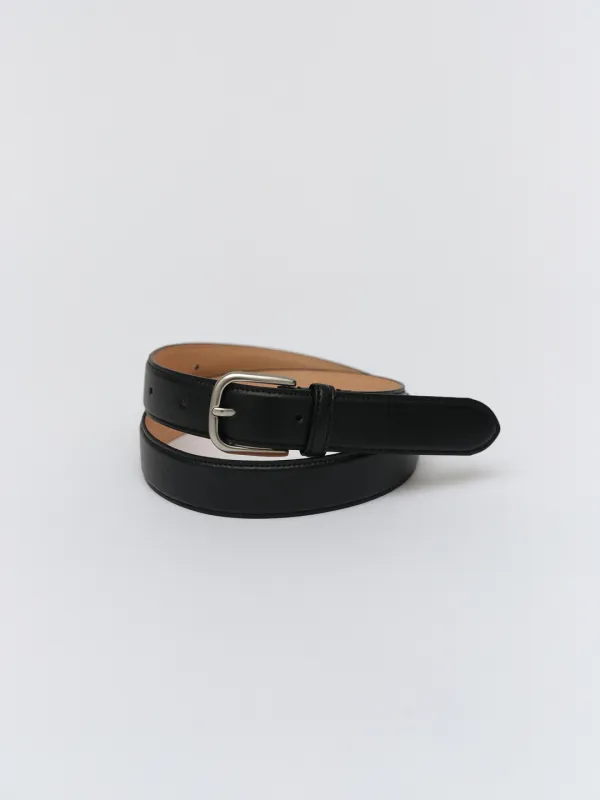 CLASSIC LEATHER BELT / BLACK
