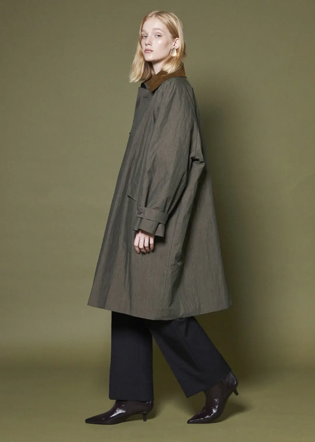 메종드이네스 SAFARI OVERFIT JUMPER _KHAKI 상품 이미지 1
