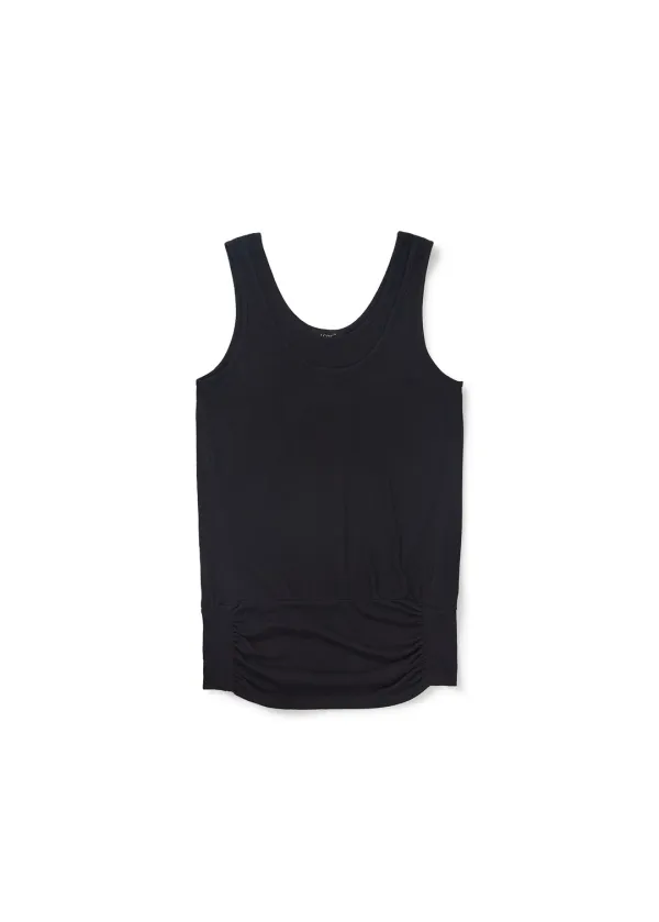 SHAPED HEM TANK TOP (BLACK)